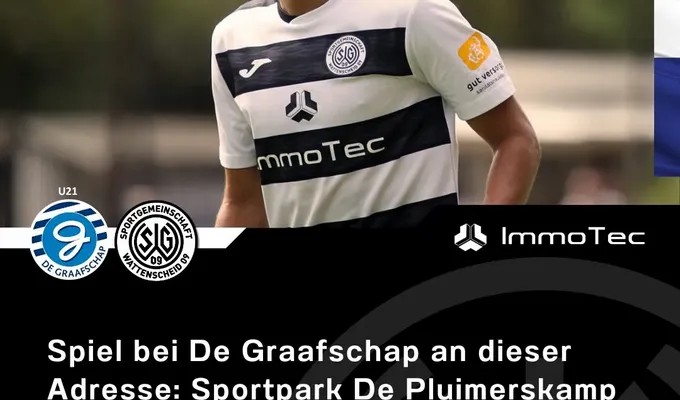 Adresse geändert: Spiel gegen de Grafschap findet an dieser Adresse statt