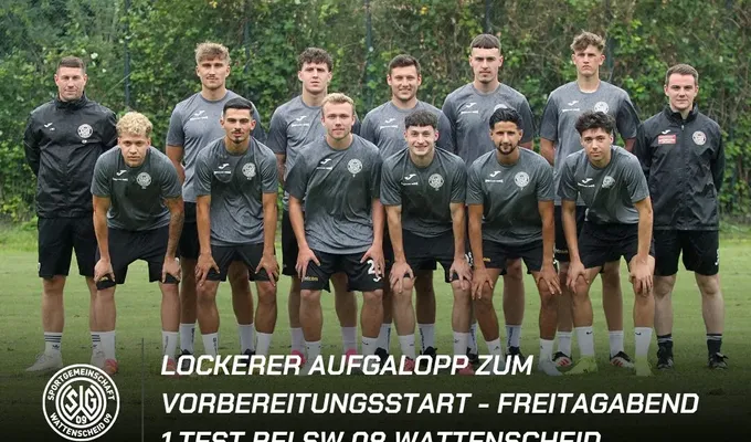 Lockerer Aufgalopp zum Vorbereitungsstart - Freitagabend 1. Test bei SW 08 Wattenscheid