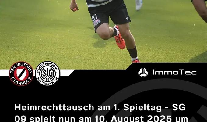 Heimrechttausch am 1. Spieltag