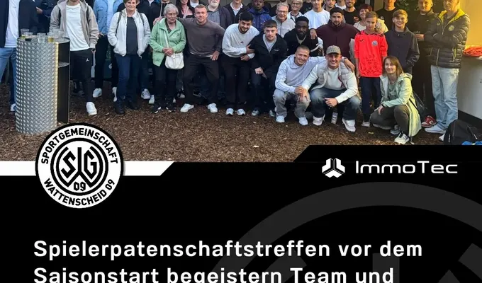 Spielerpatenschaftstreffen vor dem Saisonstart begeistern Team und Paten