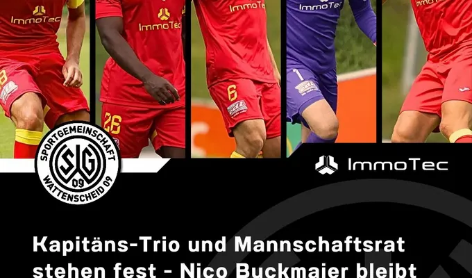 Kapitäns-Trio und Mannschaftsrat stehen fest