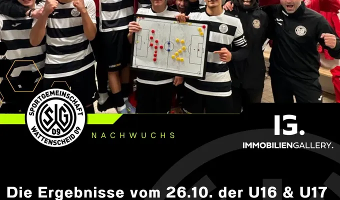 Die Ergebnisse vom 26.10. der U16 und U17
