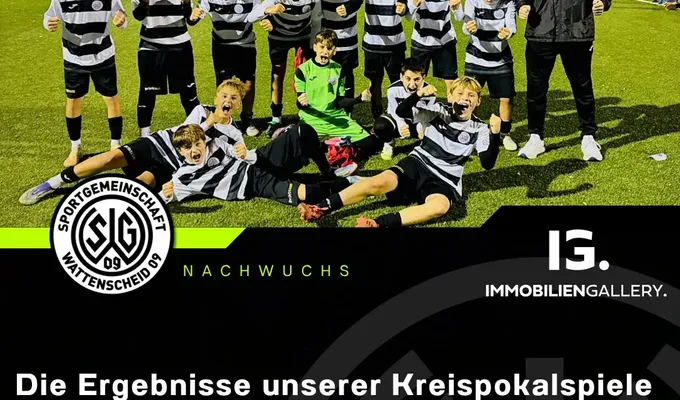 Die Ergebnisse unserer Kreispokalspiele