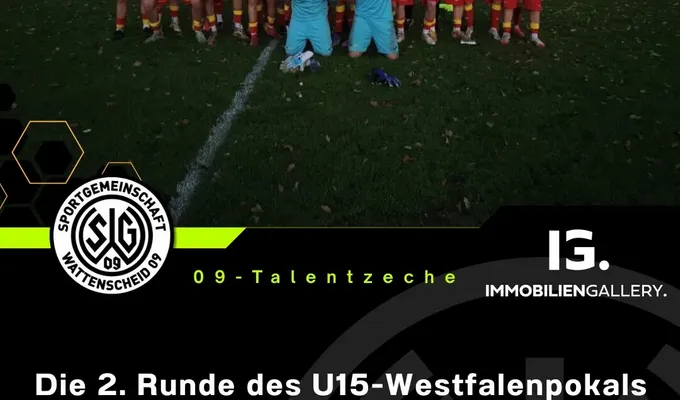 Die 2. Runde des U15-Westfalenpokals vom 13.12.25 wird präsentiert von Denimfy