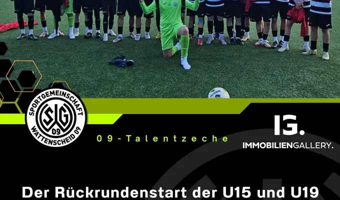 Der Rückrundenstart der U15 und U19 wird präsentiert von Denimfy