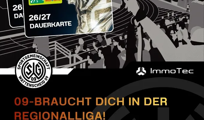 Hol dir deine Dauerkarte und unterstütze 09!