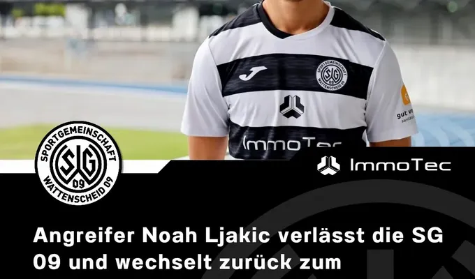 Angreifer Noah Ljakic verlässt die SG 09 und wechselt zurück zum Bezirksligisten Mengede 08/20