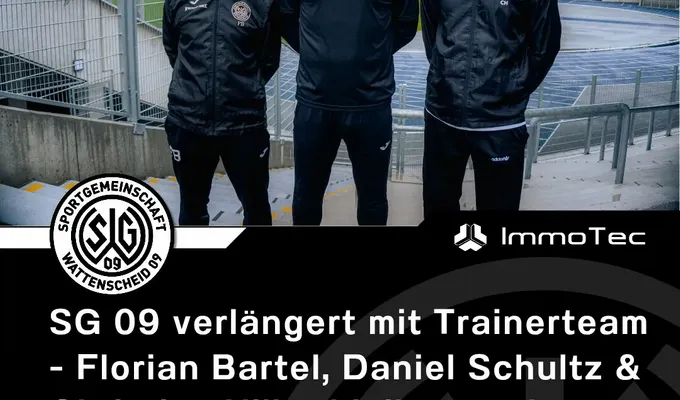 SG 09 verlängert mit Trainerteam