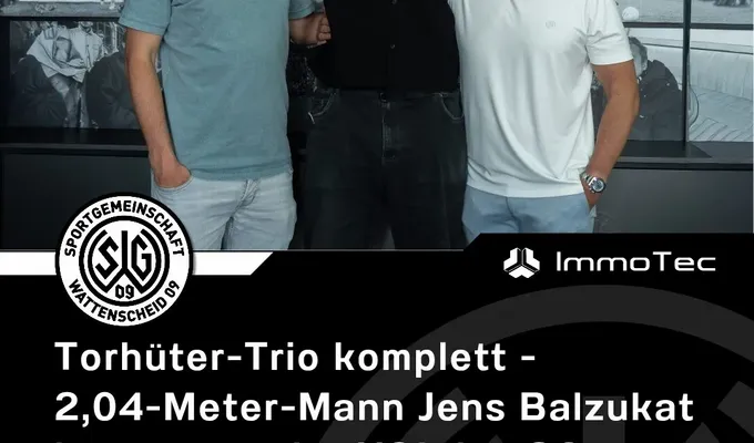 Torhüter-Trio komplett