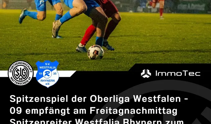 Spitzenspiel der Oberliga Westfalen