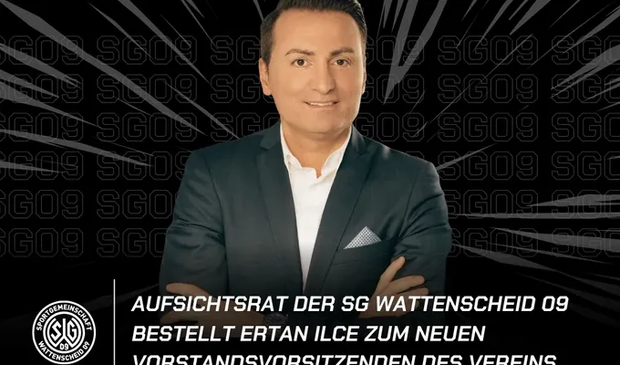 Der Aufsichtsrat der SG Wattenscheid 09 bestellt Ertan Ilce zum neuen Vorstandsvorsitzenden des…