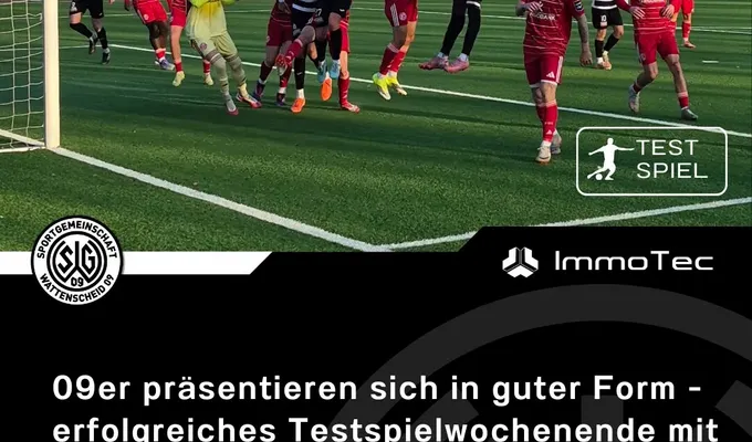 09er präsentieren sich in guter Form