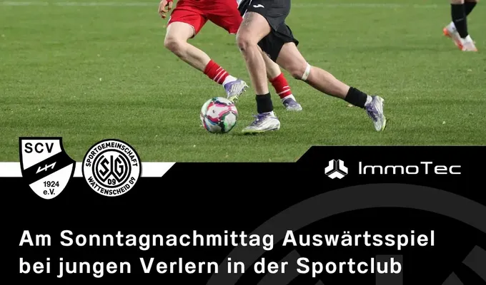 Am Sonntagnachmittag Auswärtsspiel bei jungen Verlern in der Sportclub Arena