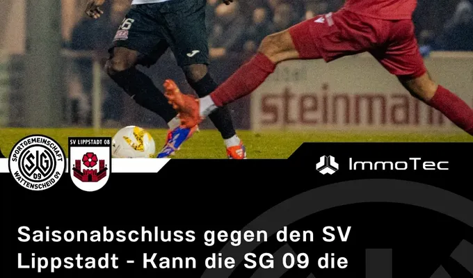 Saisonabschluss gegen den SV Lippstadt - Kann die SG 09 die überragende Saison noch krönen?