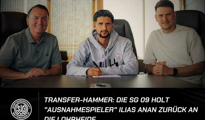 Transfer-Hammer: Die SG 09 holt 