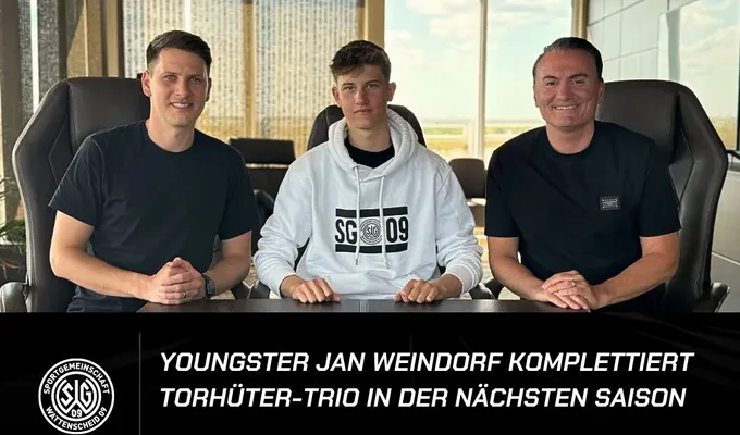 Youngster Jan Weindorf komplettiert Torhüter-Trio in der nächsten Saison