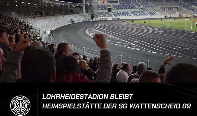 Lohrheidestadion bleibt Heimspielstätte der SG Wattenscheid 09