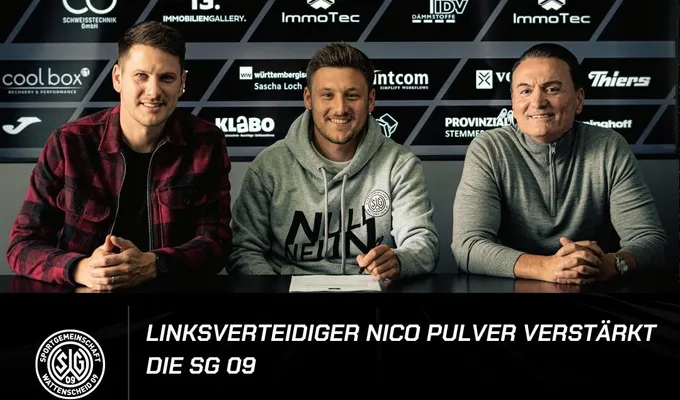 Linksverteidiger Nico Pulver verstärkt die SG 09
