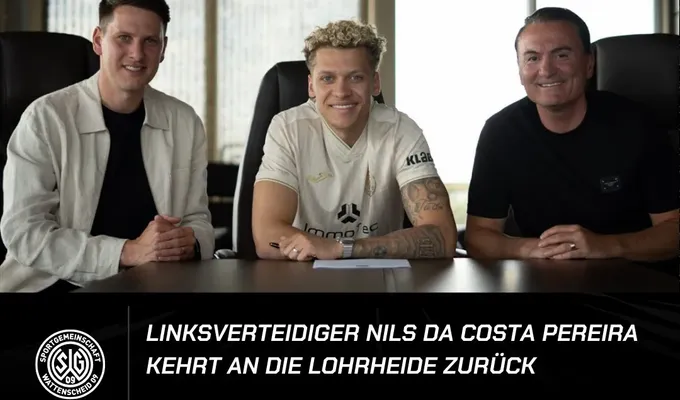 Linksverteidiger Nils da Costa Pereira kehrt an die Lohrheide zurück