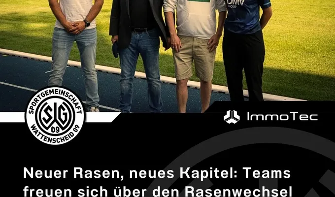 Neuer Rasen für die Lohrheide