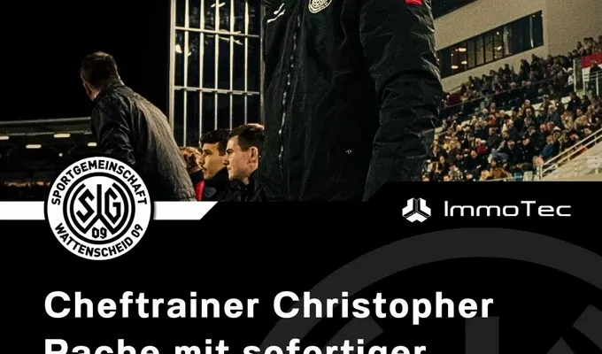 Cheftrainer Christopher Pache mit sofortiger Wirkung freigestellt