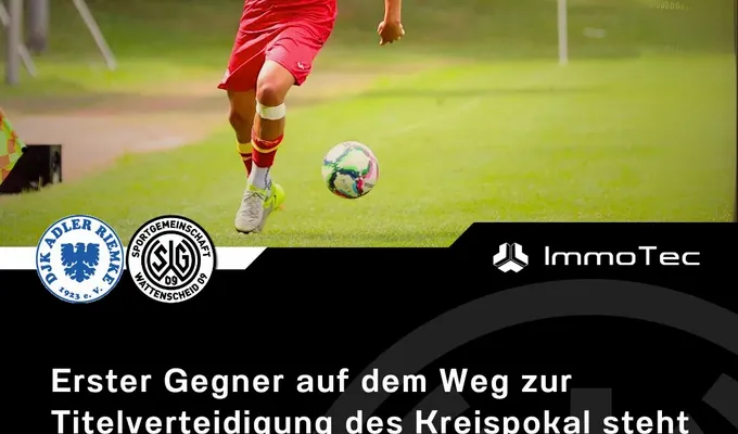 Erster Gegner auf dem Weg zur Titelverteidigung im Kreispokal steht fest