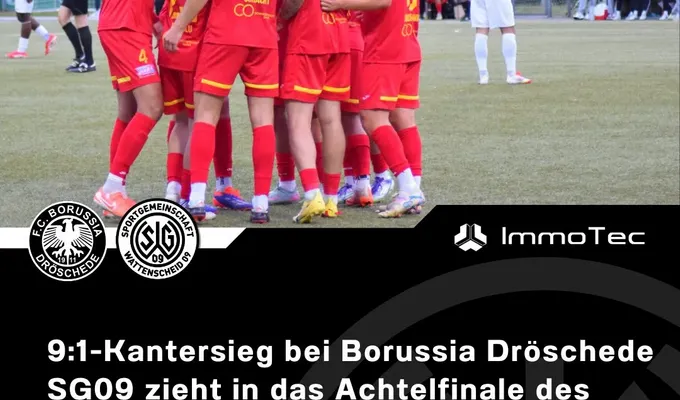 9:1-Kantersieg bei Borussia Dröschede