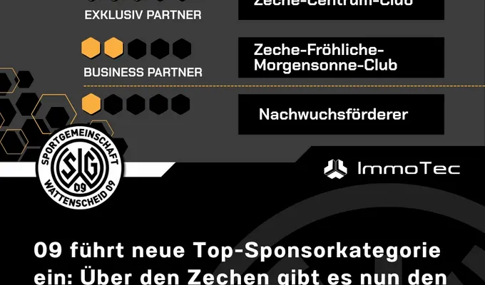 09 führt neue Sponsorkategorie für Top-Partner ein.