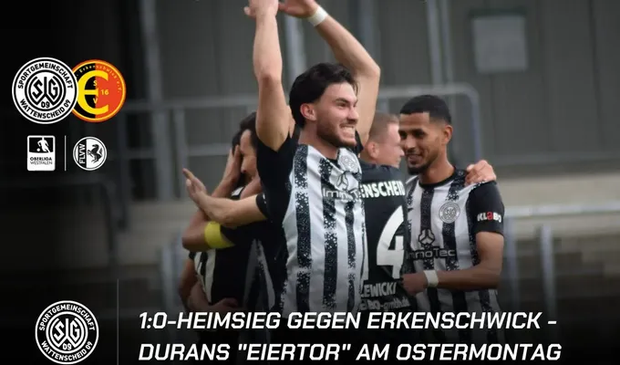 1:0-Heimsieg gegen Erkenschwick - Durans 