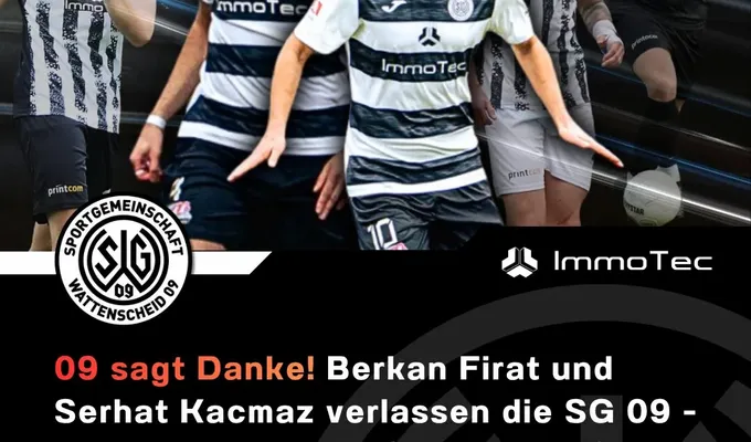 09 sagt Danke! Berkan Firat und Serhat Kacmaz verlassen die SG 09