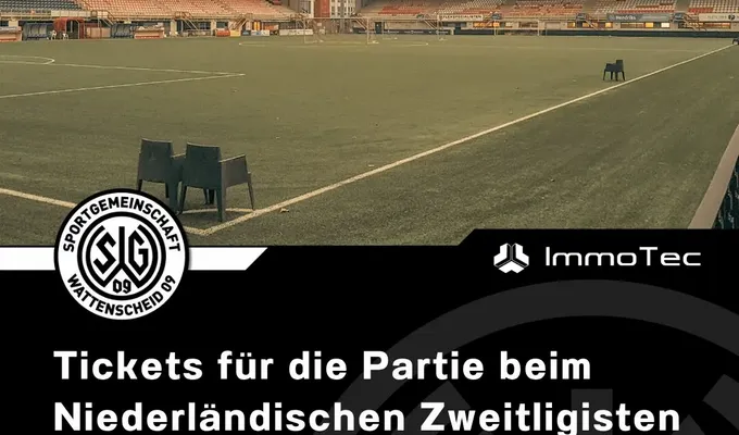 Tickets für das Spiel beim niederländischen Zweiligisten Top