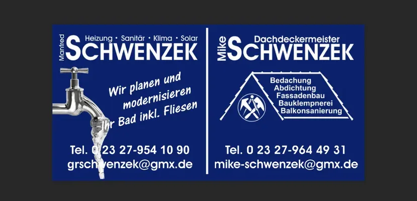 Schwenzek Heizung- und Sanitärbetrieb / Dachdecker