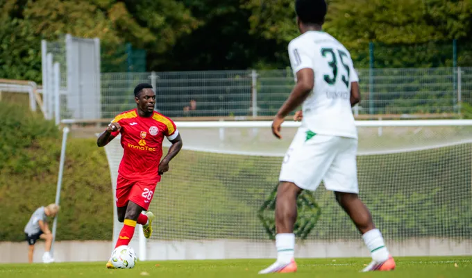 Morgen Nachmittag Heimspiel gegen den 1. FC Bocholt